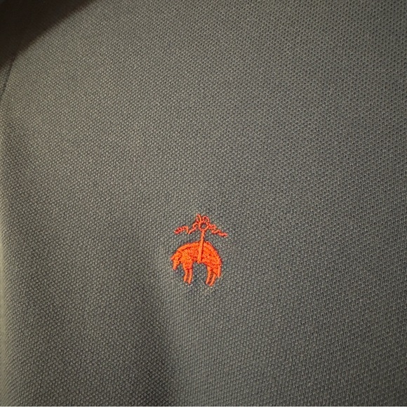 Brooks Brothers Slimfit Poloshirt Blue Mens Size L - Picture 4 of 7
